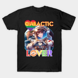 Kawaii, Anime Girl, Galactic Lover  | Catsie Cat T-Shirt